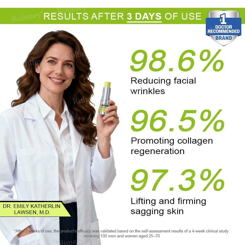 💐👨‍⚕️Made and shipped from the Australia ✅Rolimey® Botox & Vita-A Retinol Shot Wrinkle-Lift Tightening stick- Last Day Promotion 70% OFF