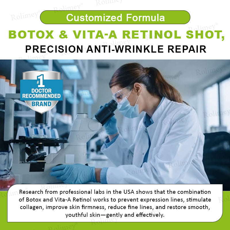 💐👨‍⚕️Made and shipped from the Australia ✅Rolimey® Botox & Vita-A Retinol Shot Wrinkle-Lift Tightening stick- Last Day Promotion 70% OFF