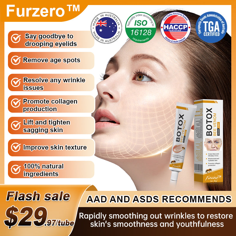 (Made and Shipped from Australia) Furzero™ Botox Bee Venom Wrinkle Removal Cream- LAST DAY 70% OFF！