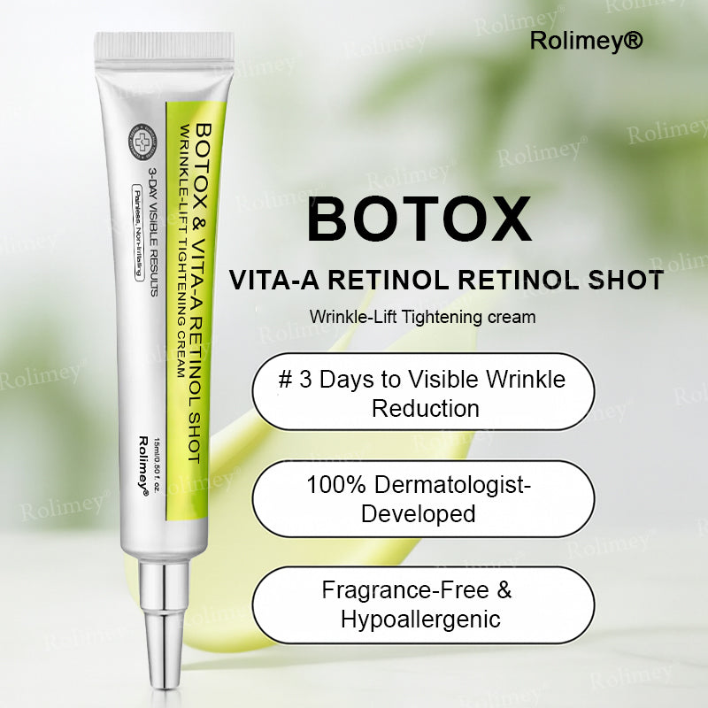 ✅💞Made and shipped from Australia 💫Rolimey® Botox & Vita-A Retinol Shot Wrinkle-Lift Tightening cream - Last Day Promotion 70% OFF