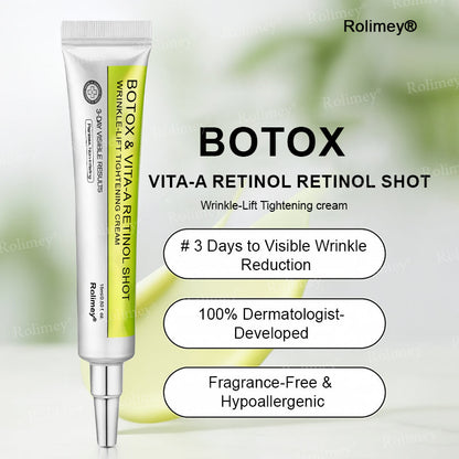 ✅💞Made and shipped from Australia 💫Rolimey® Botox & Vita-A Retinol Shot Wrinkle-Lift Tightening cream - Last Day Promotion 70% OFF