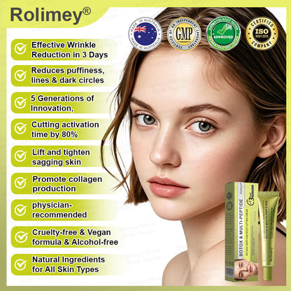 🪄AU HOT SALES🌟Rolimey® Multi-Peptide Retinol Shot Age-Reset Wrinkle-Lift Cream