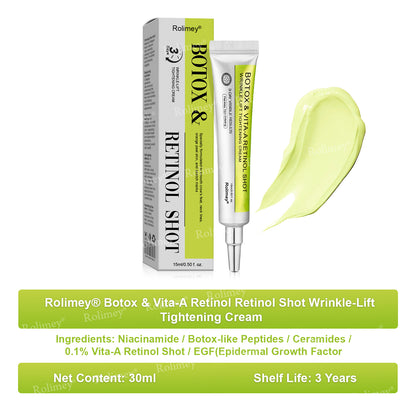 🌟Made and shipped from Australia 💫Rolimey® Botox & Vita-A Retinol Shot Wrinkle-Lift Tightening cream - Last Day Promotion 70% OFF