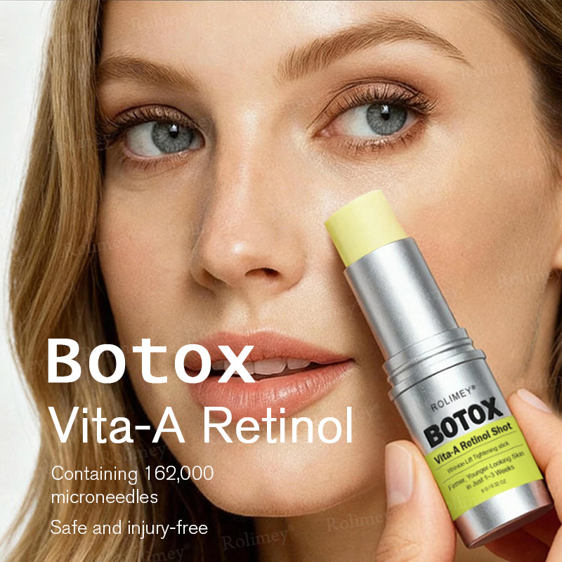 💐👨‍⚕️Made and shipped from the Australia ✅Rolimey® Botox & Vita-A Retinol Shot Wrinkle-Lift Tightening stick- Last Day Promotion 70% OFF