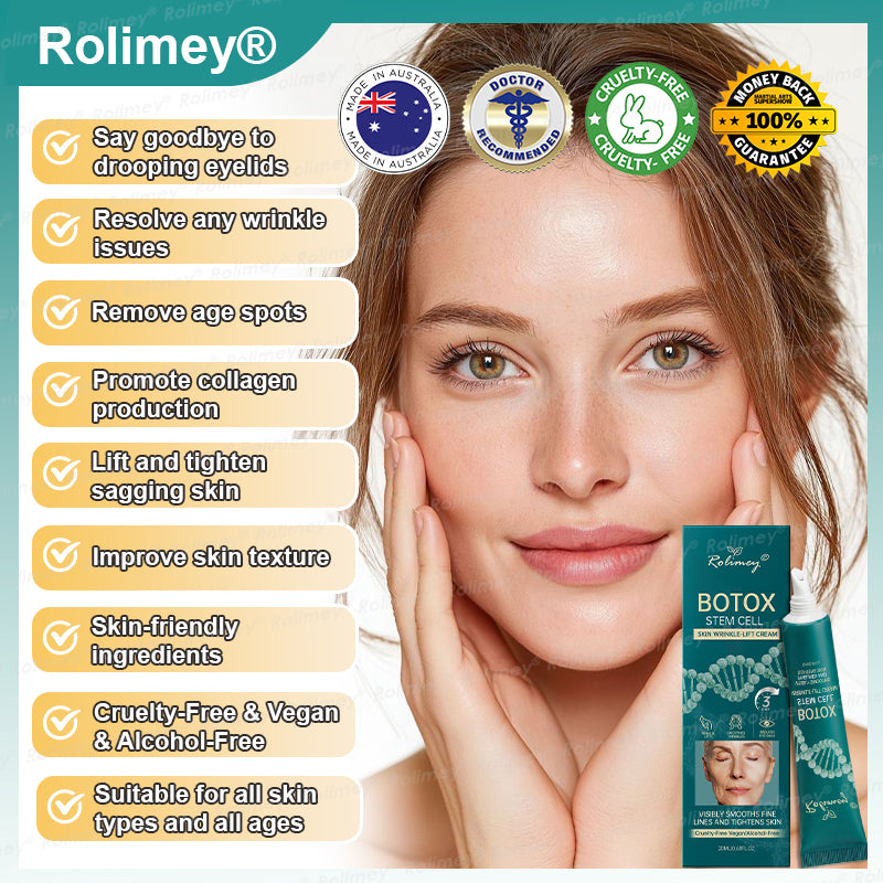 AU HOT SALES ✨Rolimey® Botox & Stem Cell Wrinkle-Lift Tightening Cream