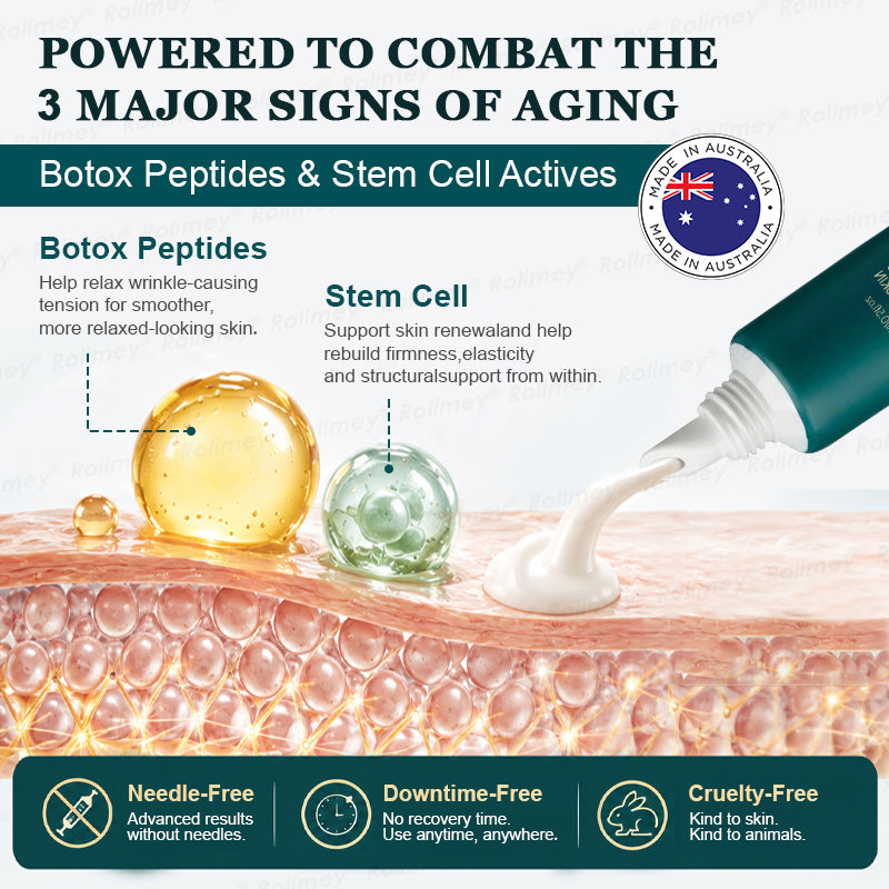 AU HOT SALES ✨Rolimey® Botox & Stem Cell Wrinkle-Lift Tightening Cream