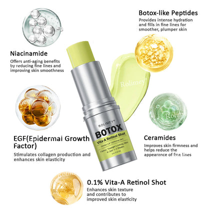 💐👨‍⚕️Made and shipped from the Australia ✅Rolimey® Botox & Vita-A Retinol Shot Wrinkle-Lift Tightening stick- Last Day Promotion 70% OFF