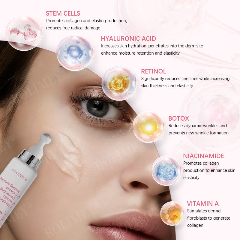 👨‍⚕️🫧Made and Shipped from Australia✅Rolimey®Botox & Stem Cell Firming Anti-Wrinkle Cream Last Day 70% OFF!