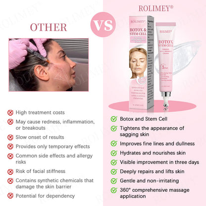 👨‍⚕️🫧Made and Shipped from Australia✅Rolimey®Botox & Stem Cell Firming Anti-Wrinkle Cream Last Day 70% OFF!