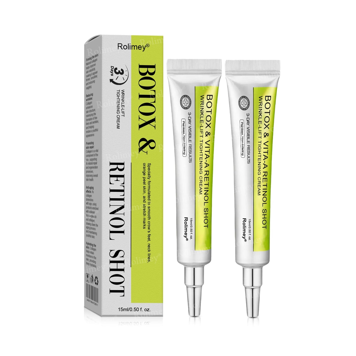 👨‍⚕️✅Made and shipped from Australia 💫Rolimey® Botox & Vita-A Retinol Shot Wrinkle-Lift Tightening cream - Last Day Promotion 70% OFF